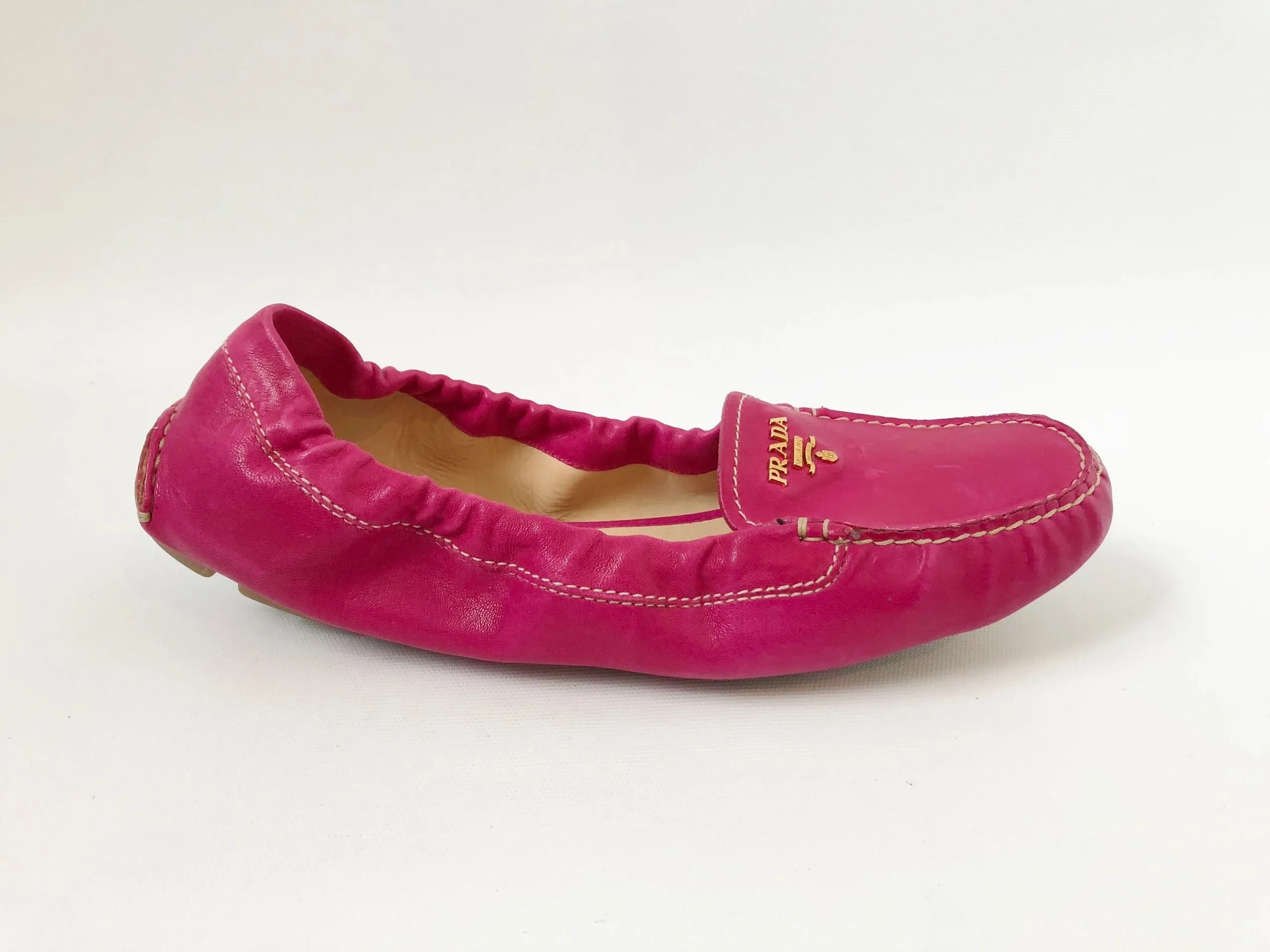 Prada Driving Moccasin Size 40.5 It (10.5 Us)
