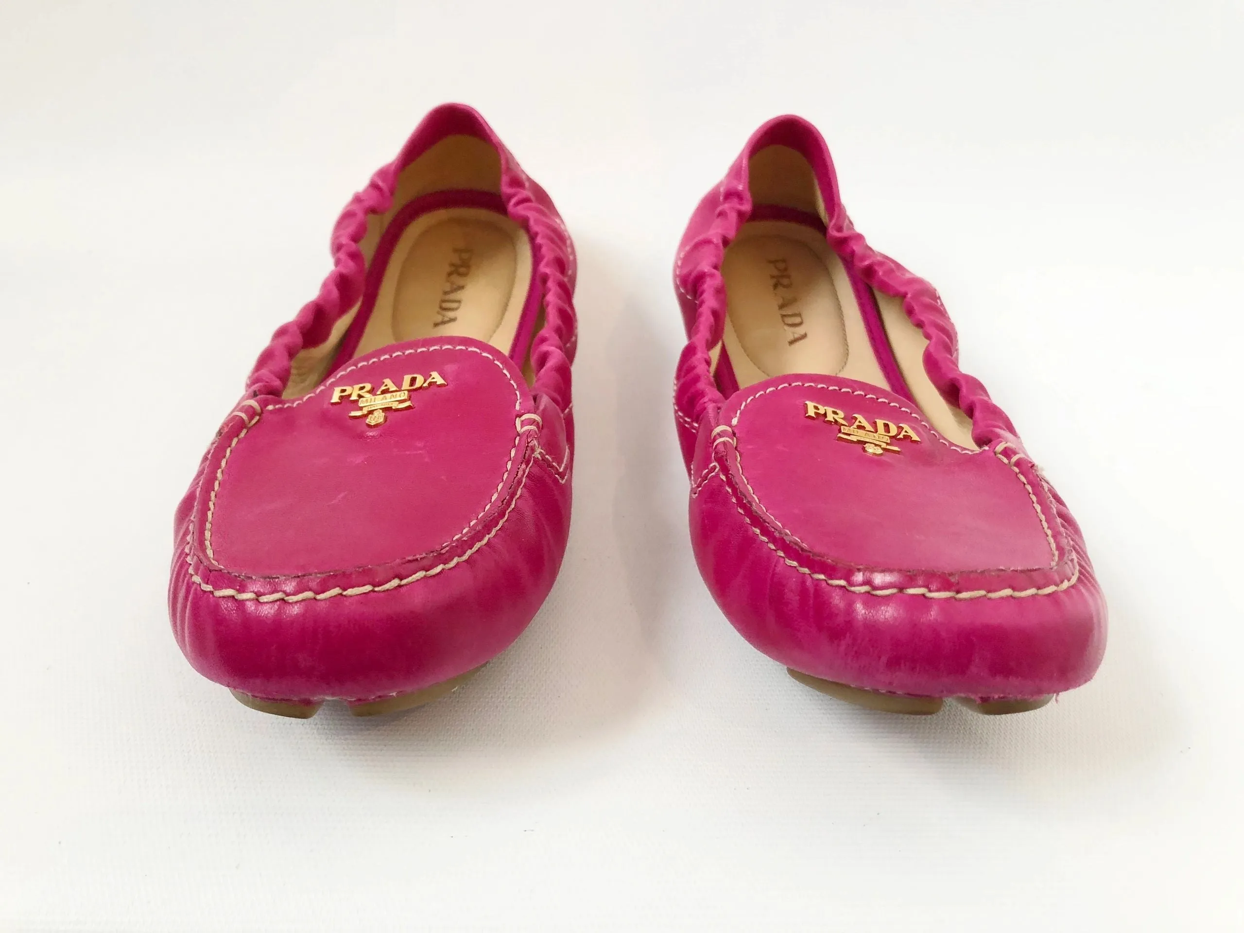 Prada Driving Moccasin Size 40.5 It (10.5 Us)
