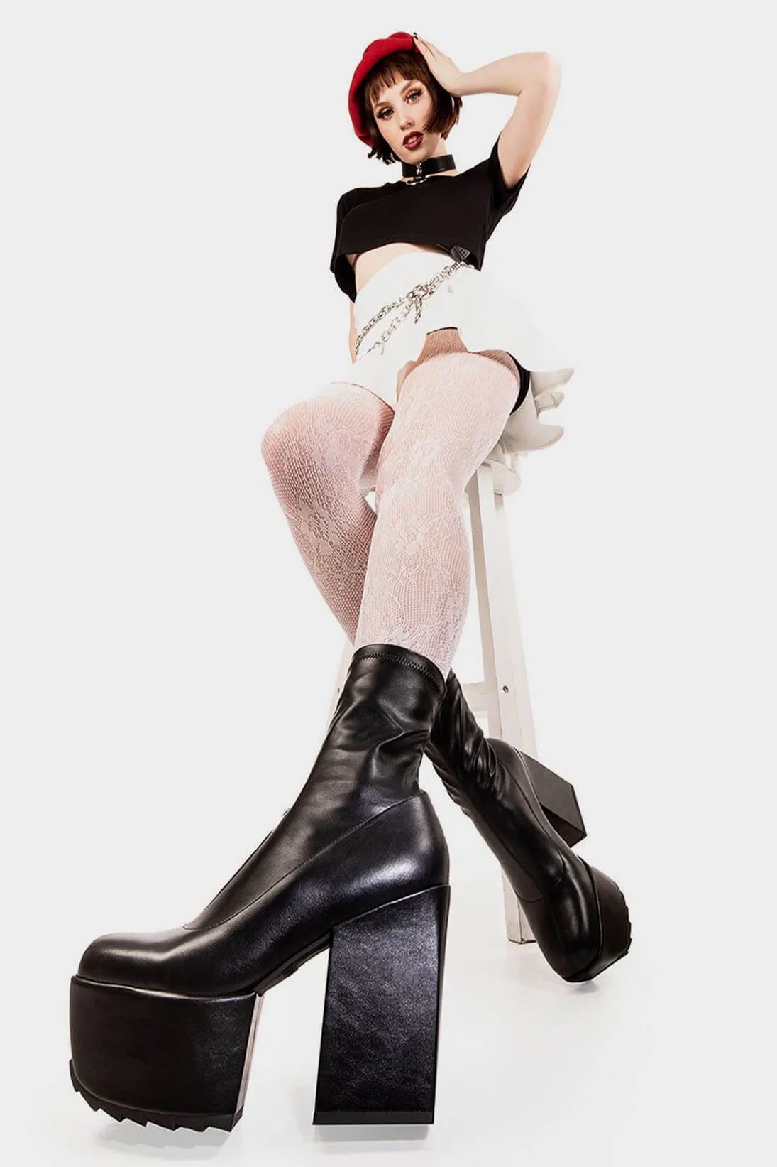 Pretty Please Platform Ankle Boots
