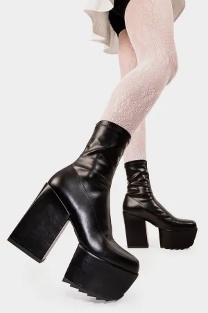 Pretty Please Platform Ankle Boots