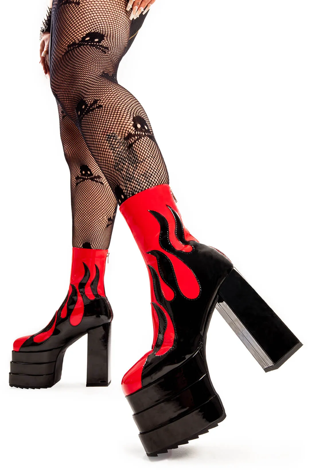 Reborn Platform Ankle Boots