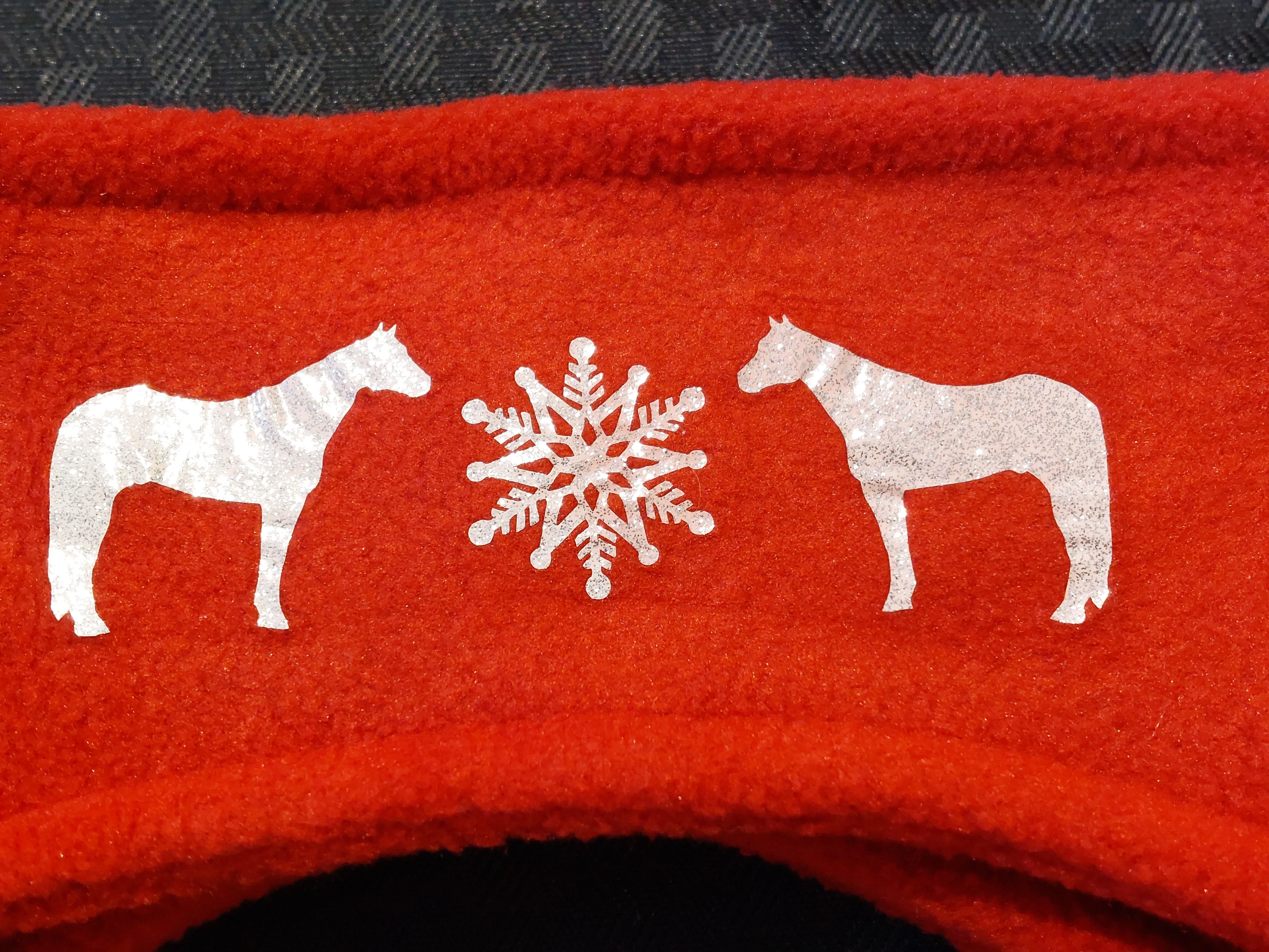 Red Winter Ear Warmers Various Designs