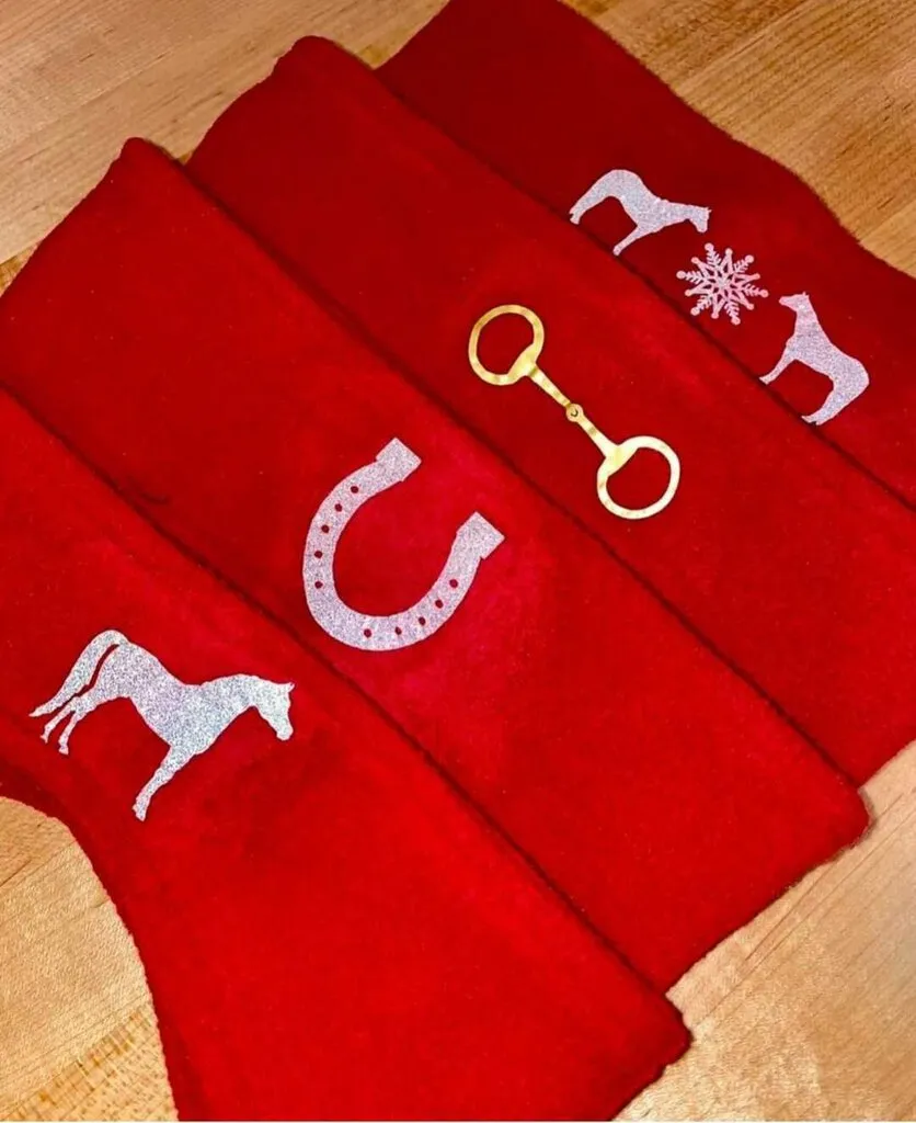 Red Winter Ear Warmers Various Designs