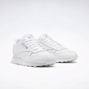 REEBOK CLASSIC LEATHER YOUTH LACE - WHITE