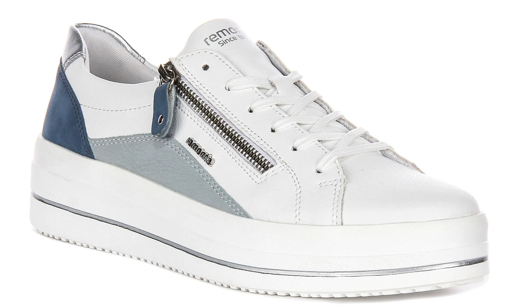 Remonte D1C01-84 In White Blue For Women