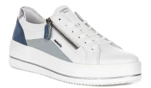 Remonte D1C01-84 In White Blue For Women