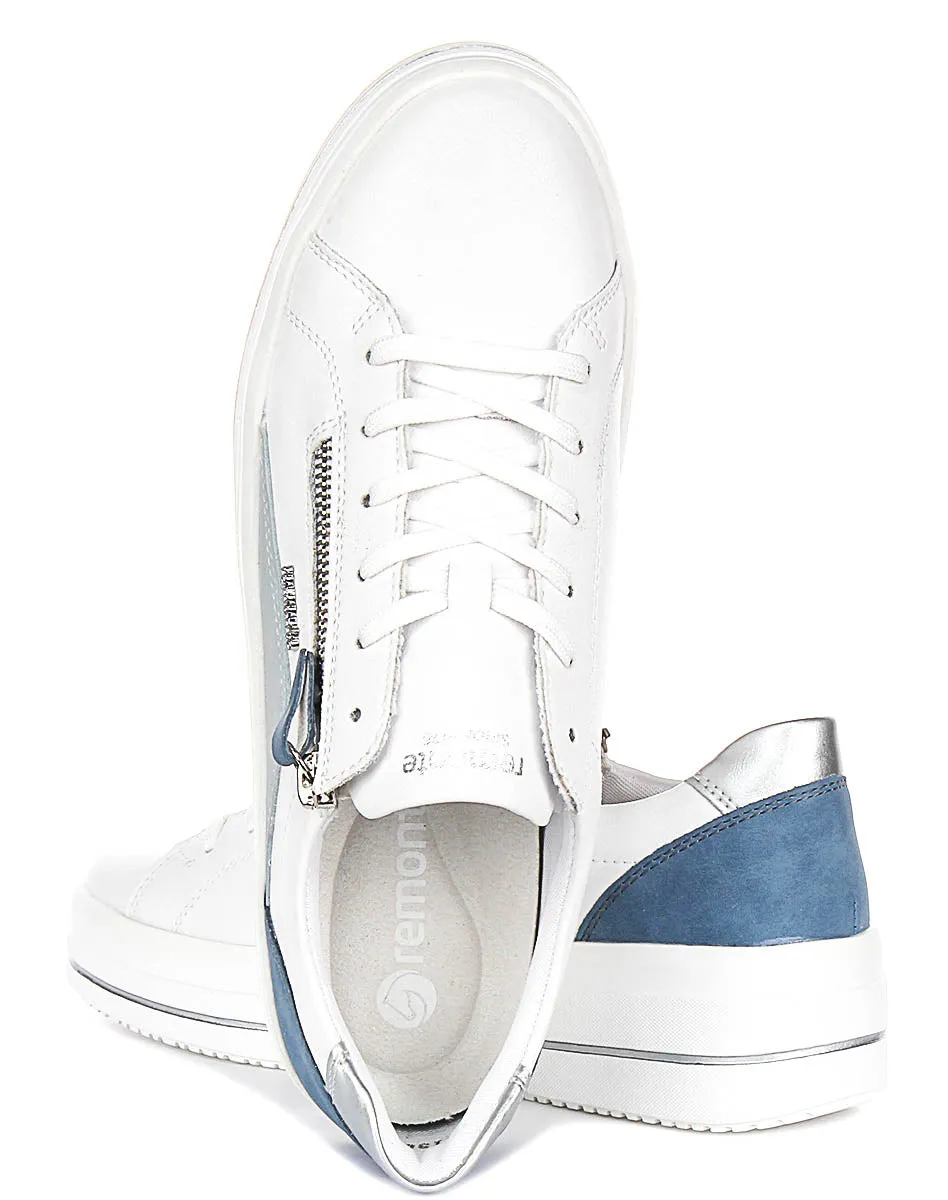 Remonte D1C01-84 In White Blue For Women