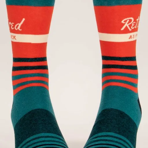 Retired As Fuck Men's Socks