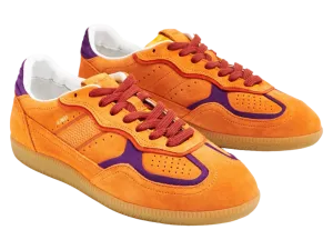 Rife Orange Suede Trainer