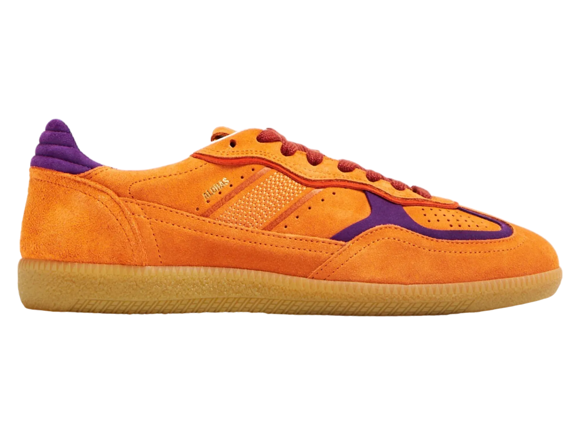 Rife Orange Suede Trainer