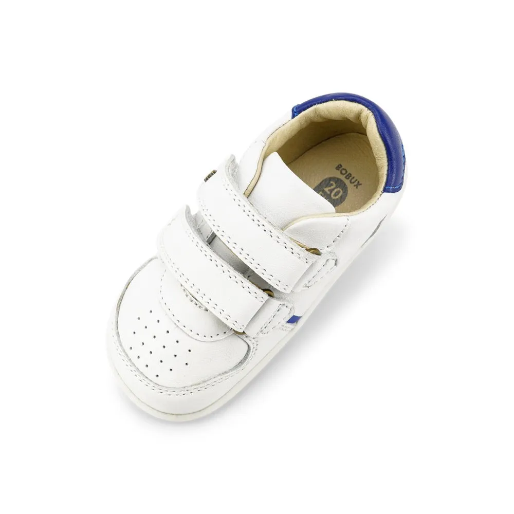 Riley  - Step Up - White   Blueberry
