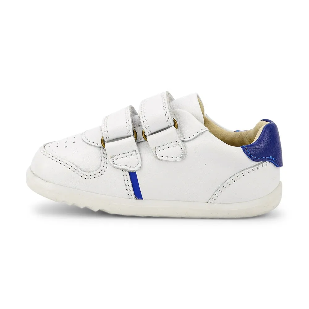 Riley  - Step Up - White   Blueberry