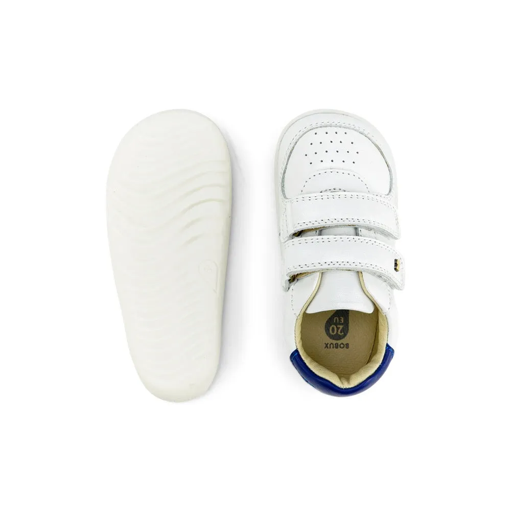 Riley  - Step Up - White   Blueberry