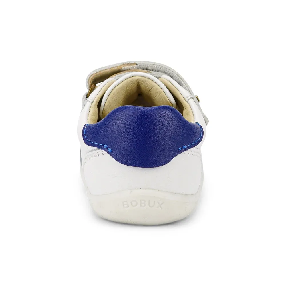 Riley  - Step Up - White   Blueberry