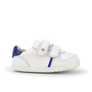 Riley  - Step Up - White   Blueberry