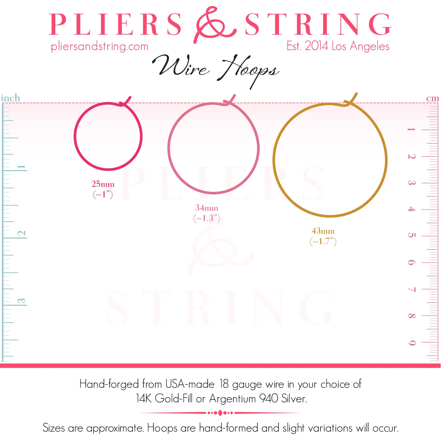 Round CONVEX Hoops