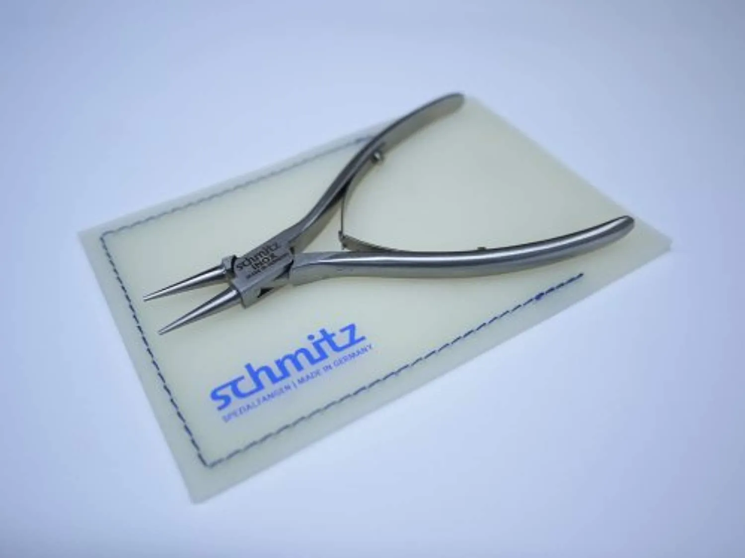 Round Nose Pliers 4.3/4'' short, straight and smooth jaws INOX - Stainless steel 4231FP00-RF
