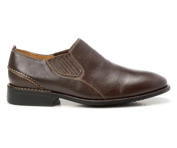 Sandro Moscoloni Lonny Brown Plain Toe Loafer