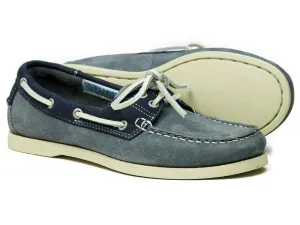 Sandusky Ladies Grey Indigo Deck Shoe