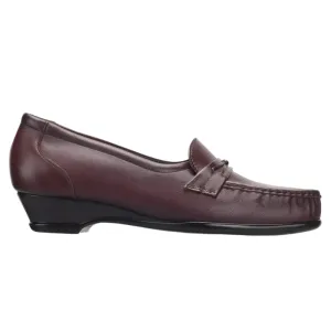SAS Women's Easier Slip On Loafer Antique Wine