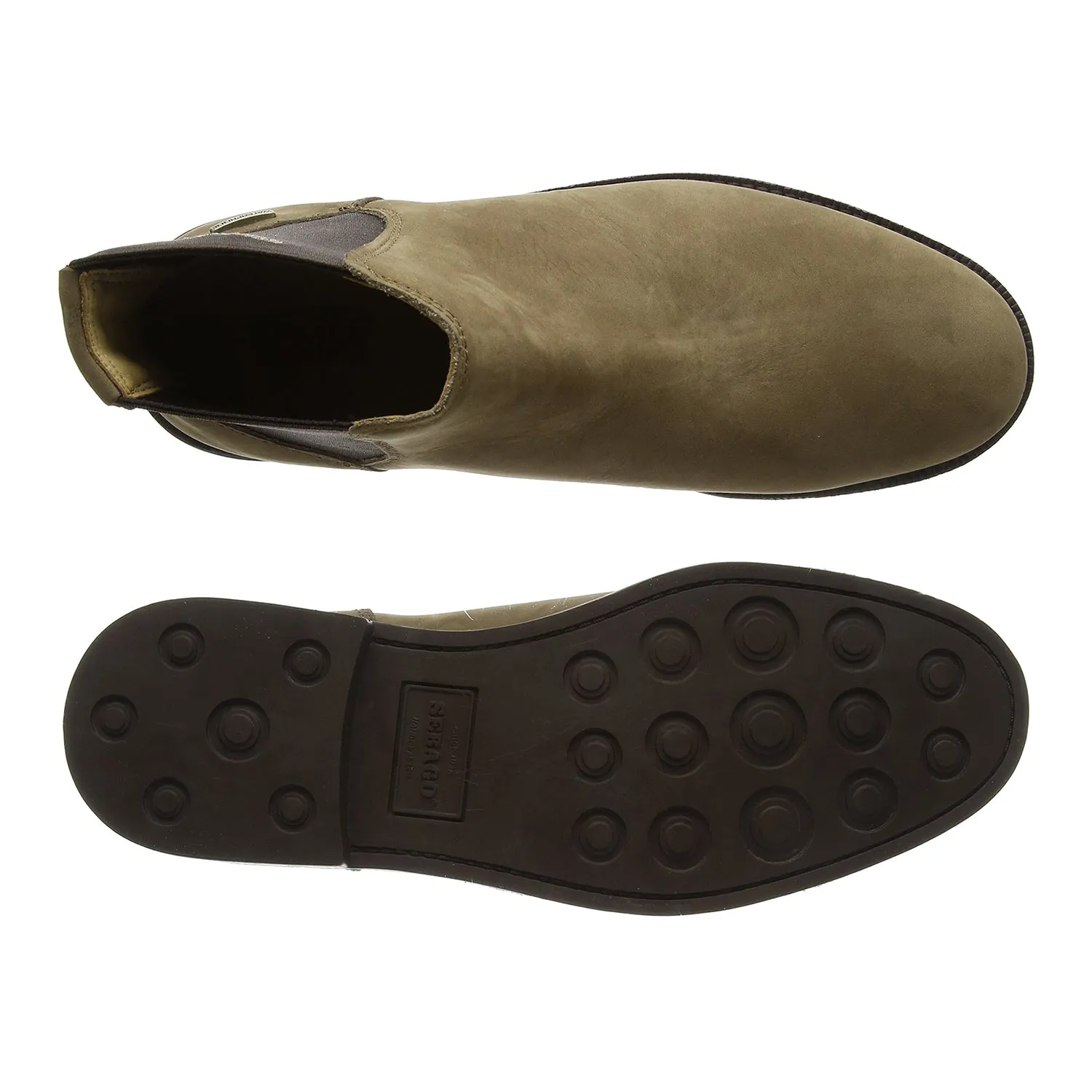 Sebago Turner Chelsea WP Leather Boots Taupe Nubuck
