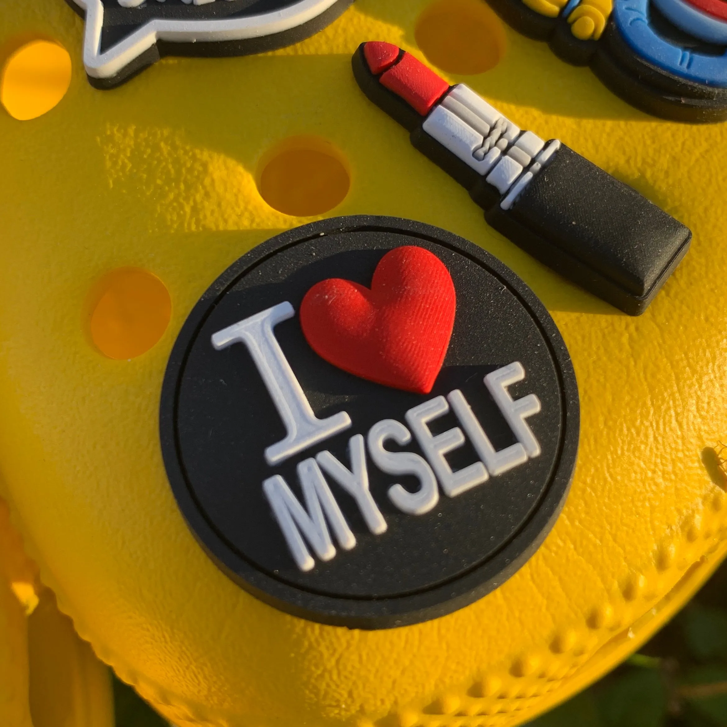 SHOE CHARMS - I HEART MYSELF
