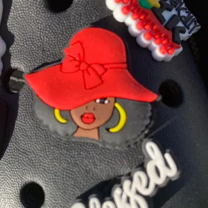 SHOE CHARMS - RED HAT BEAUTY