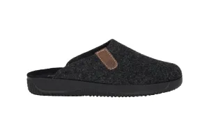 'Soltau-H' men's wide fit (H) homeslipper - Grey