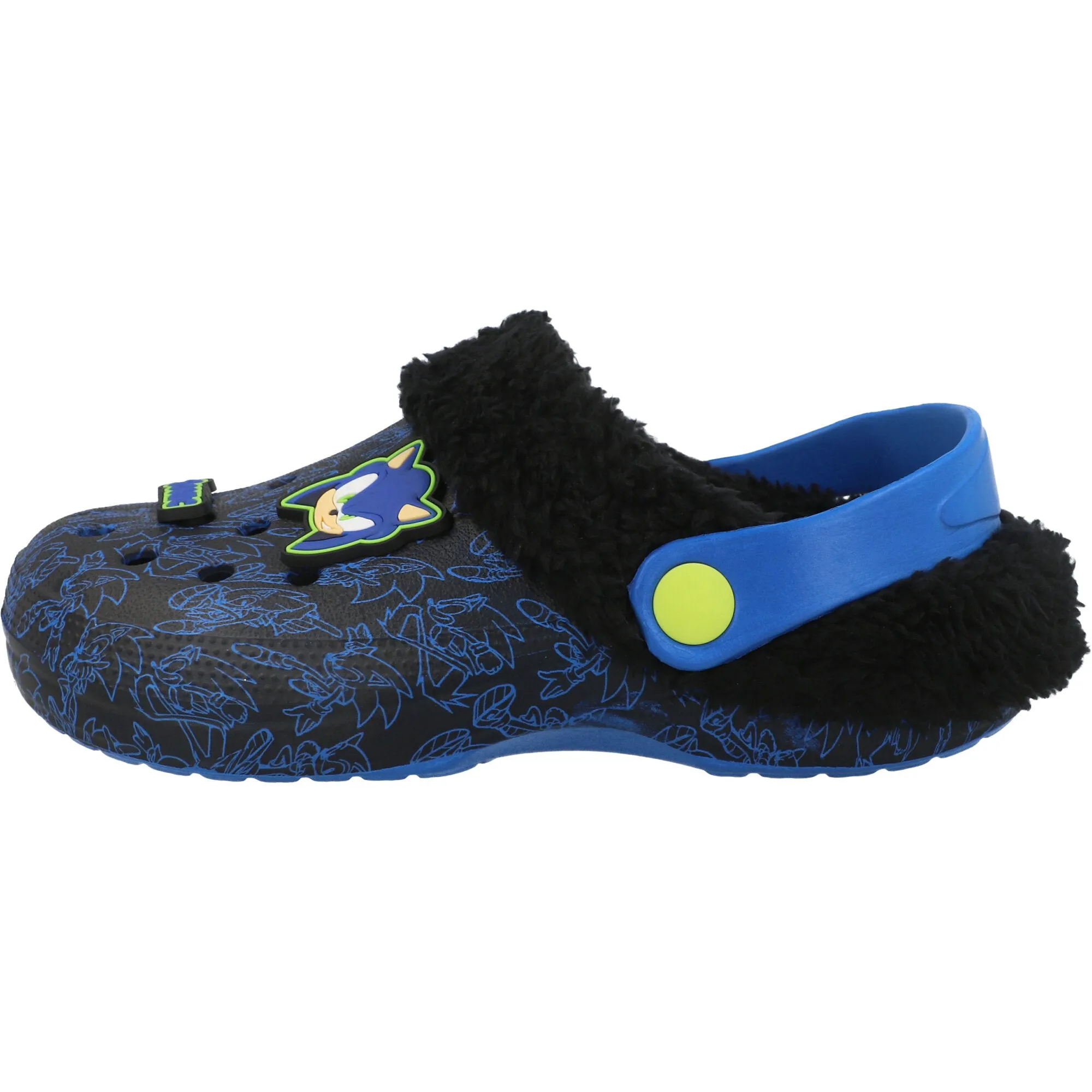 Sonic the Hedgehog Lennox Blue Kids Clogs