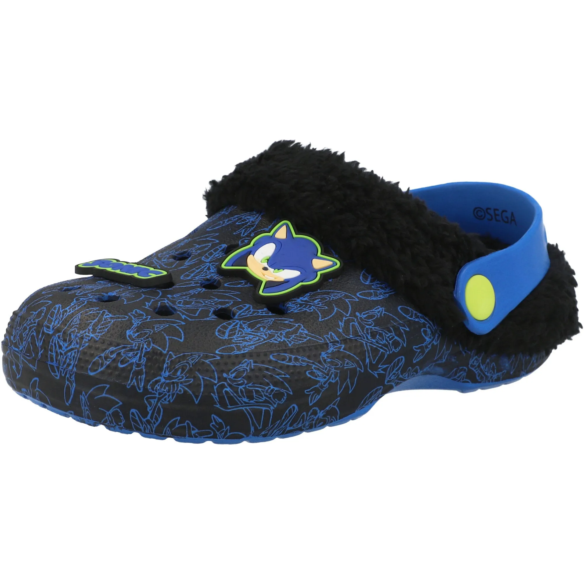 Sonic the Hedgehog Lennox Blue Kids Clogs
