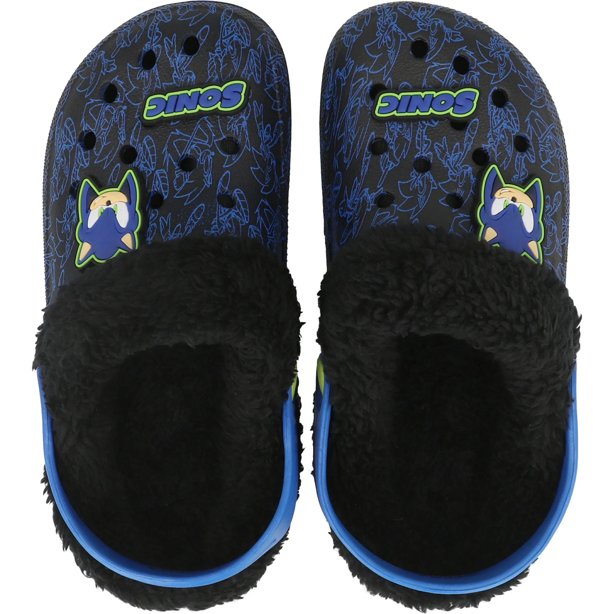 Sonic the Hedgehog Lennox Blue Kids Clogs