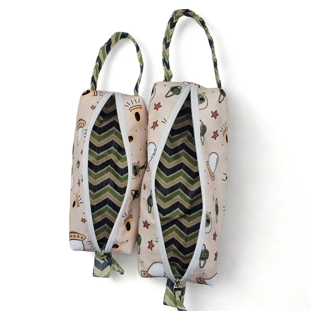 SPACE INVADERS PRINT Maxi Pouch Set