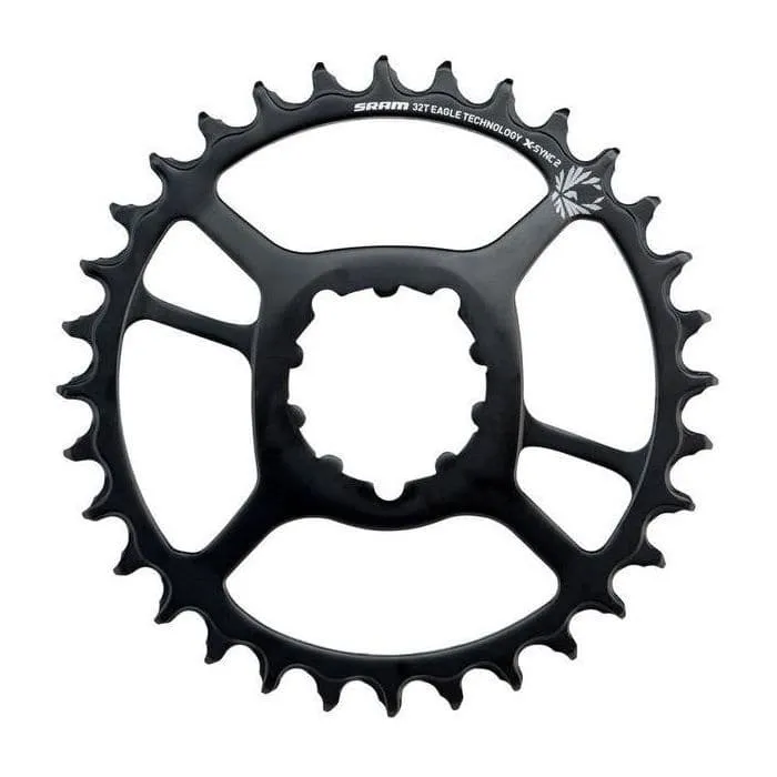 SRAM CHAIN RING X-SYNC 2 STEEL DIRECT MOUNT 3MM OFFSET BOOST EAGLE: BLACK 34T