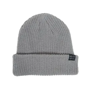 Steel Grey Minimal Beanie