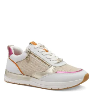 Tamaris Womens Gold Lace-Up Shoe 1-23732-41