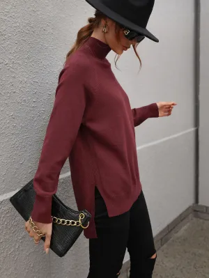 Tay Knit Jumper - Claret