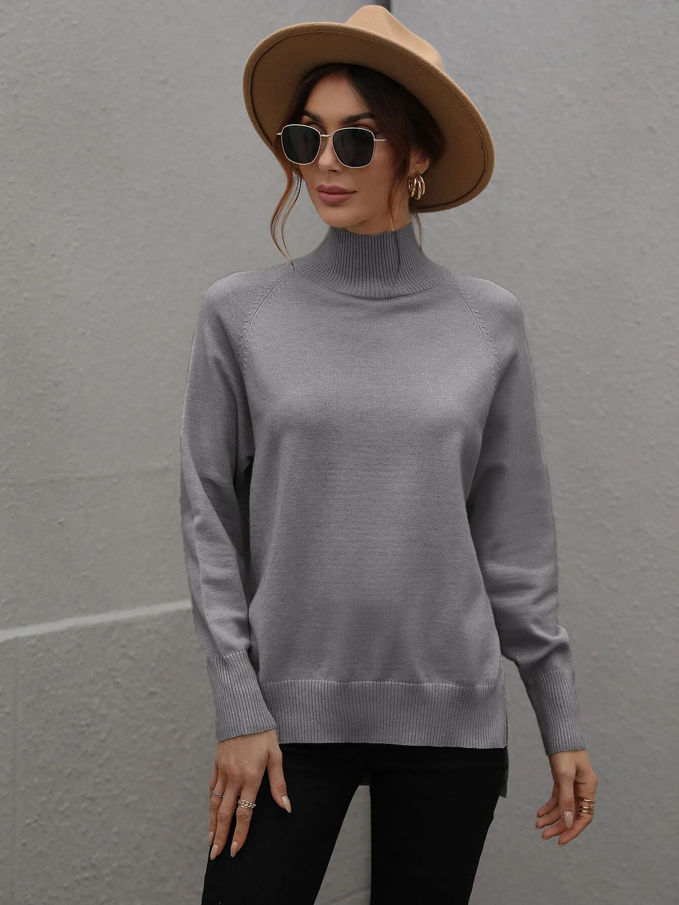 Tay Knit Jumper - Gray