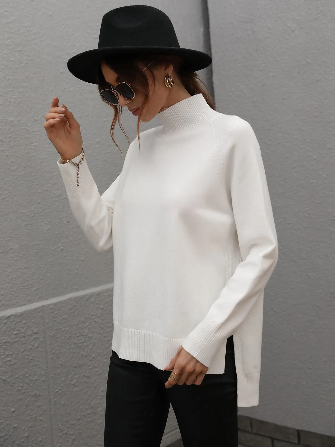 Tay Knit Jumper - White