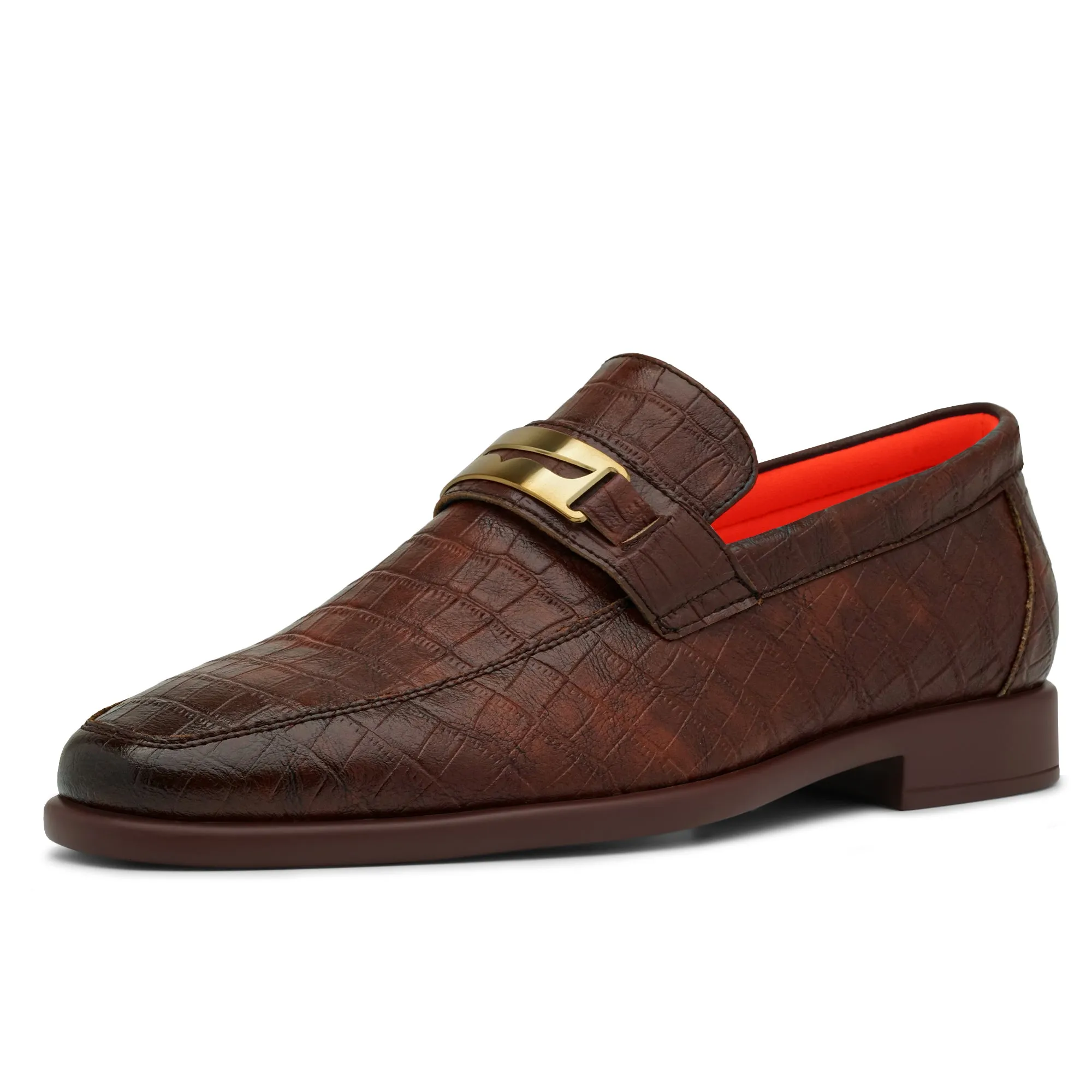 The Caprio C TAYNO Croco Bit Loafer