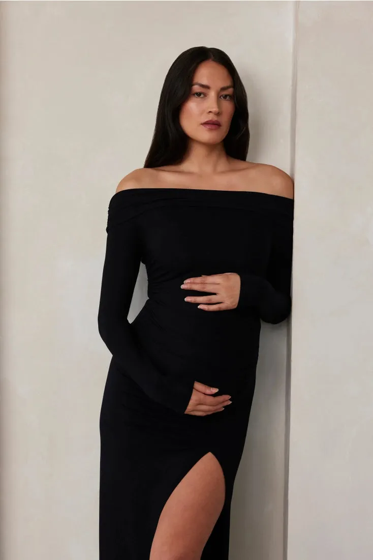The Off The Shoulder Evening Dress