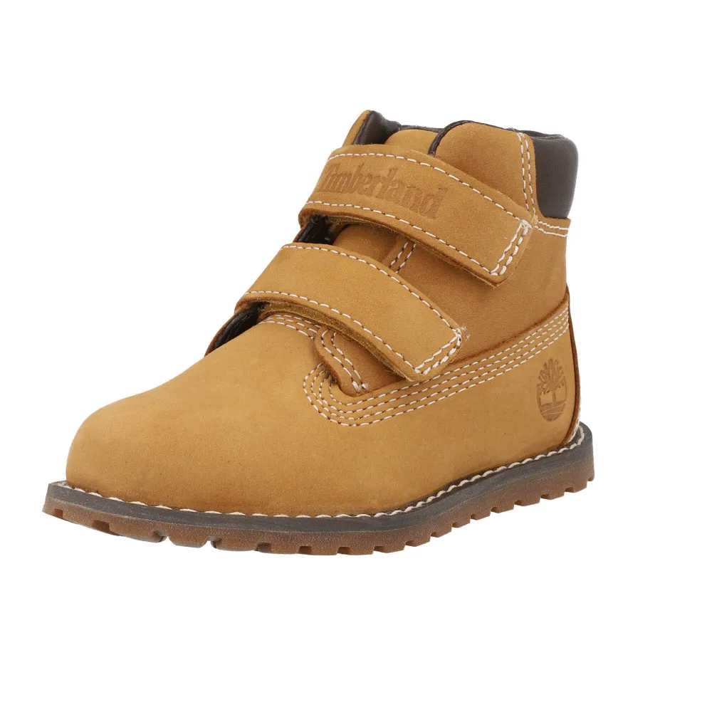 Timberland Pokey Pine Wheat Hook and Loop Shoes