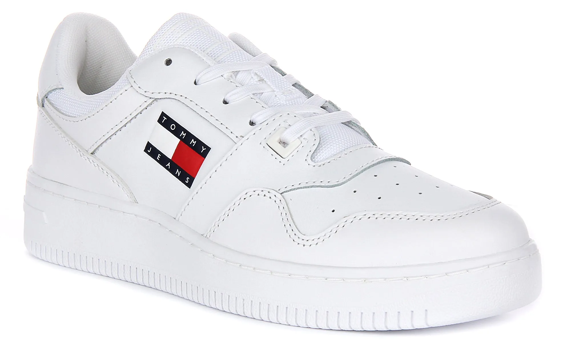 Tommy Jeans New Retro Sneaker In White For Men