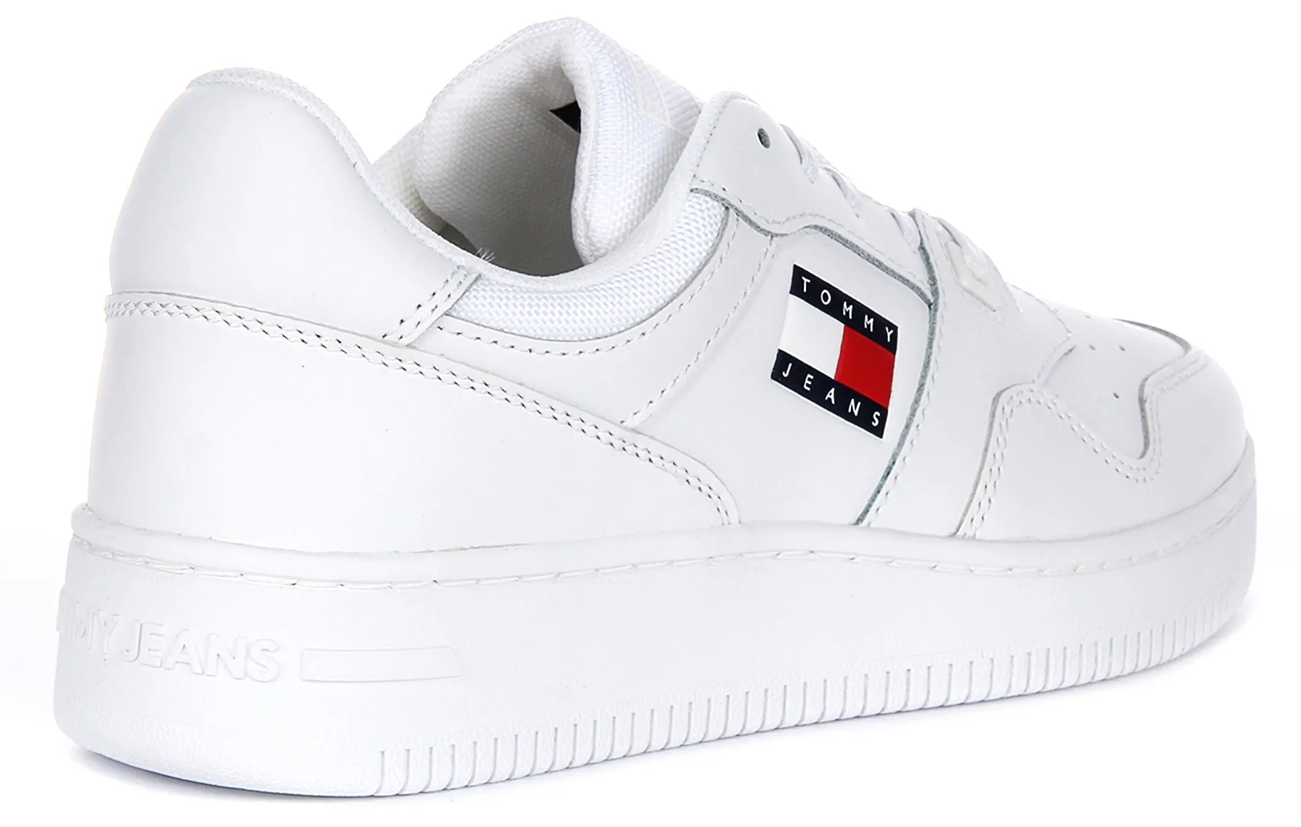 Tommy Jeans New Retro Sneaker In White For Men