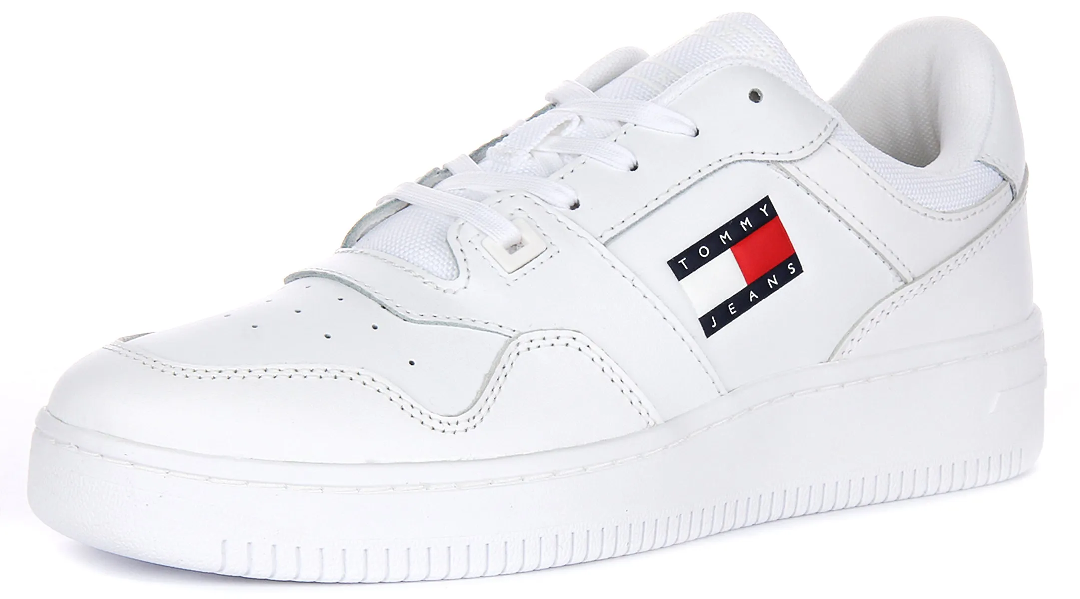 Tommy Jeans New Retro Sneaker In White For Men