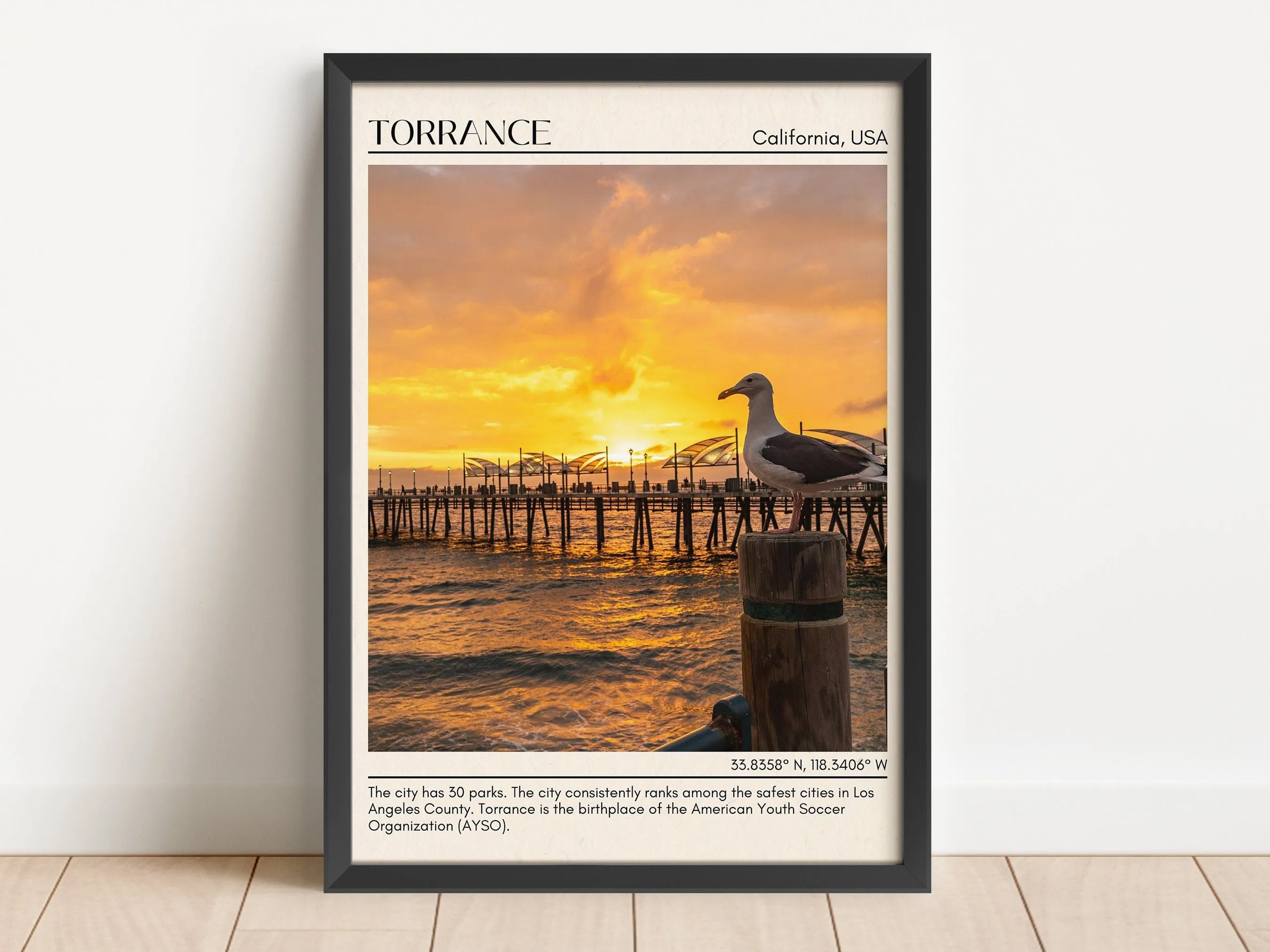 Torrance Minimal Wall Art, California, USA