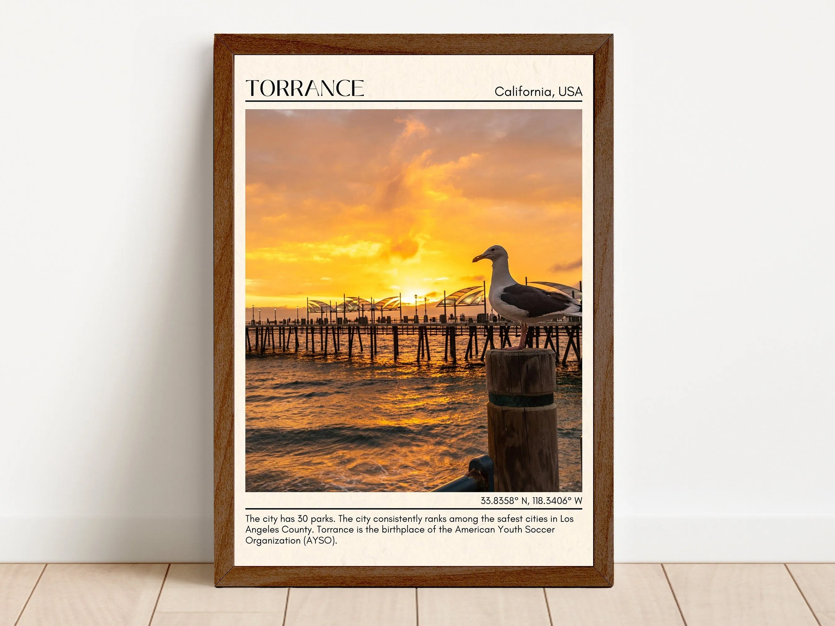 Torrance Minimal Wall Art, California, USA