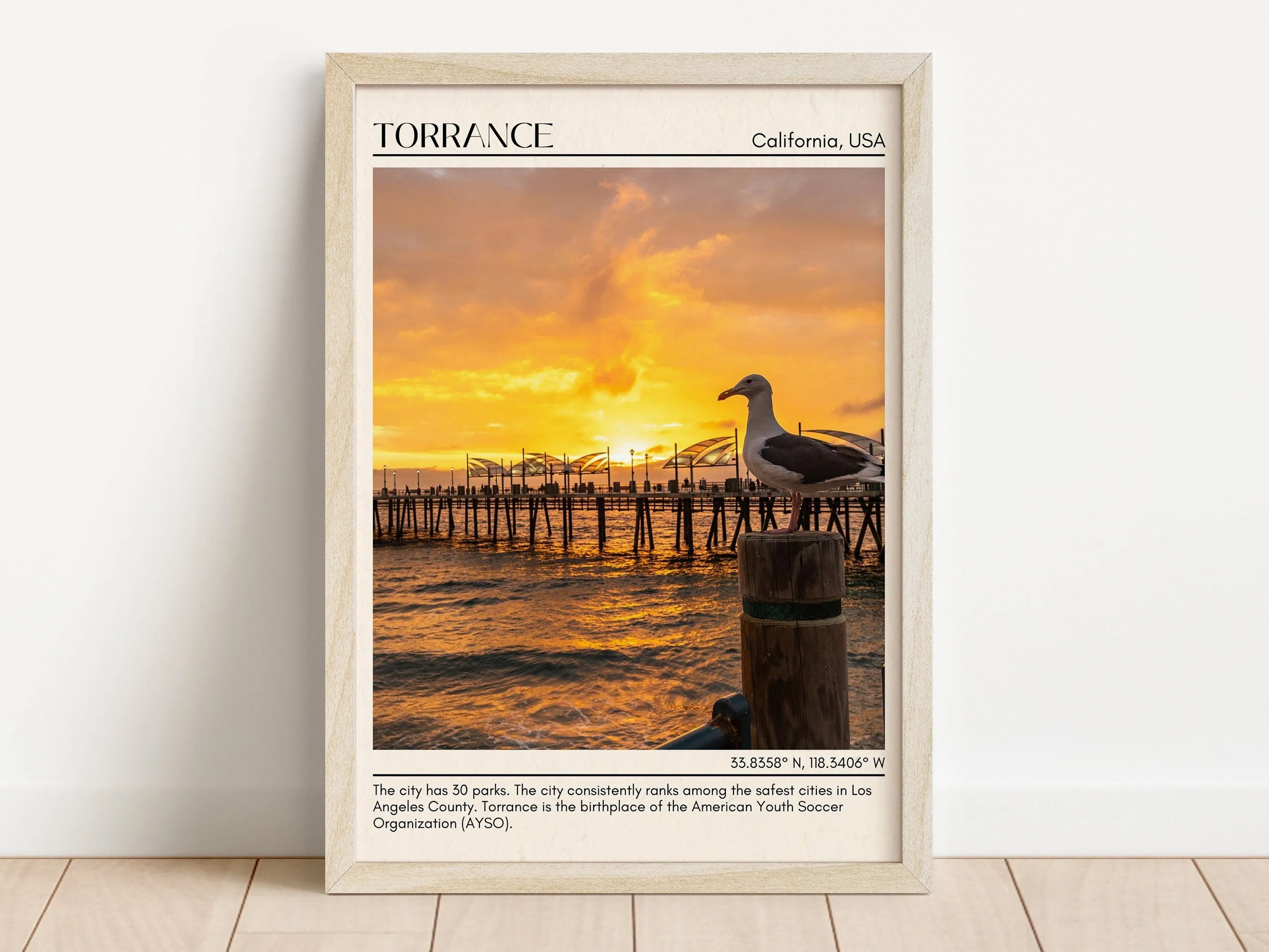 Torrance Minimal Wall Art, California, USA