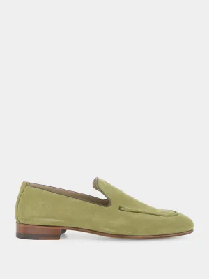 Truro Khaki Suede Loafers