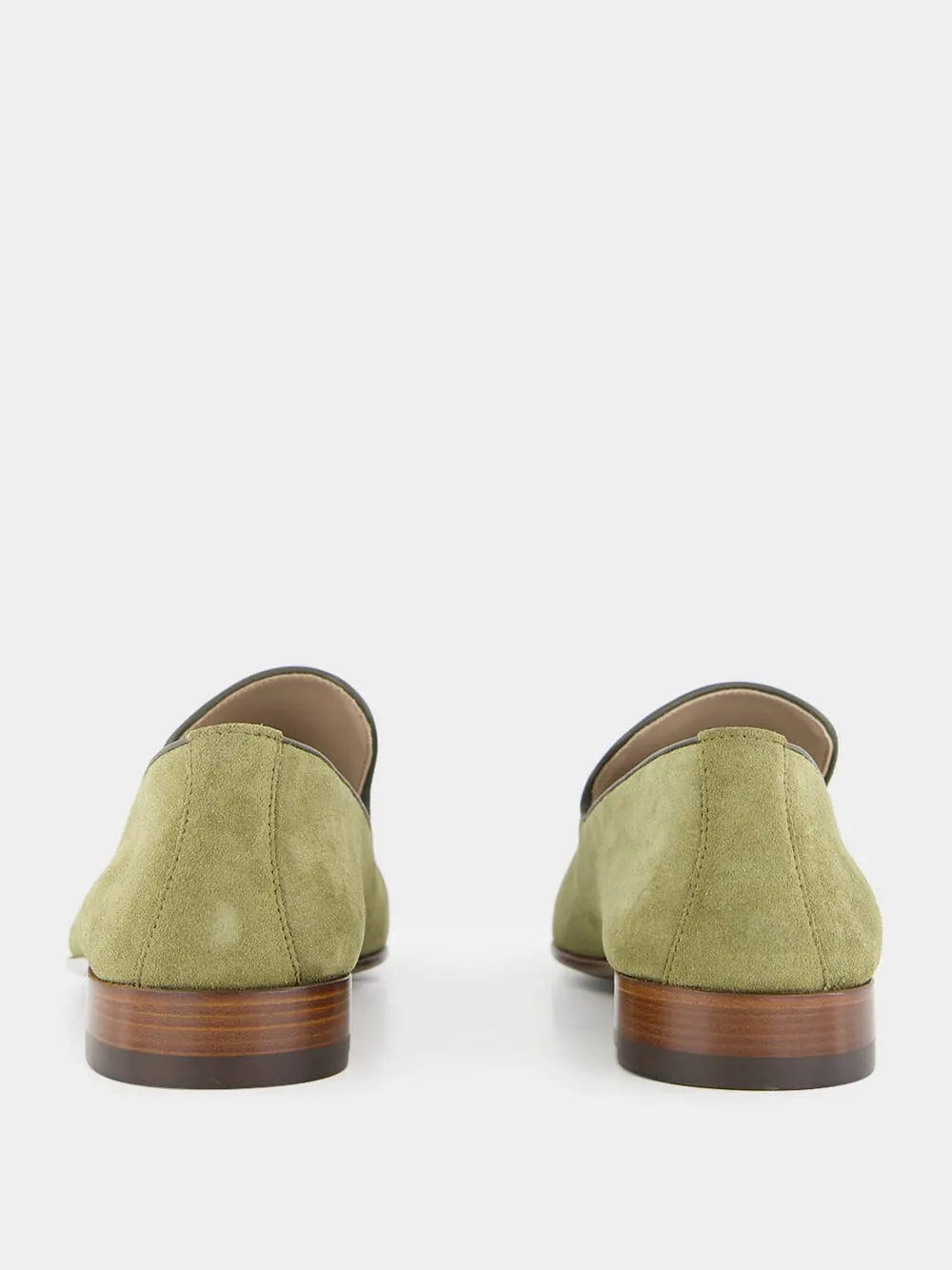 Truro Khaki Suede Loafers