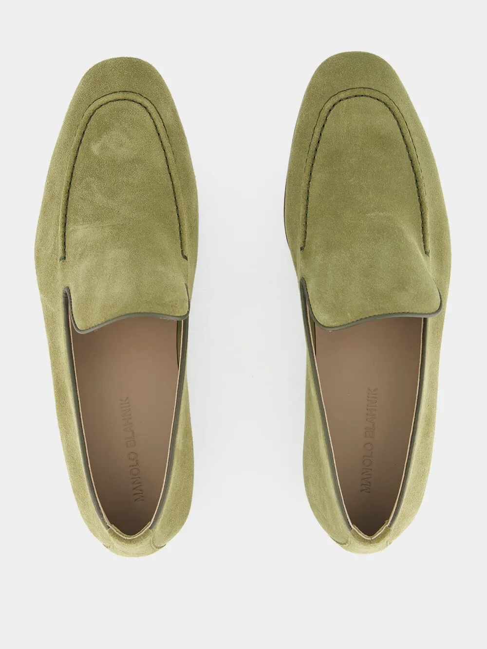 Truro Khaki Suede Loafers